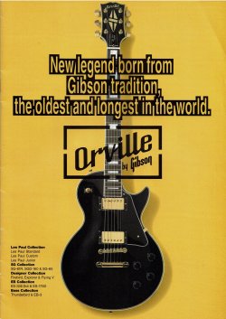 1990s - 1995 Orville By Gibson Catalog (12/21/94) | Tokai