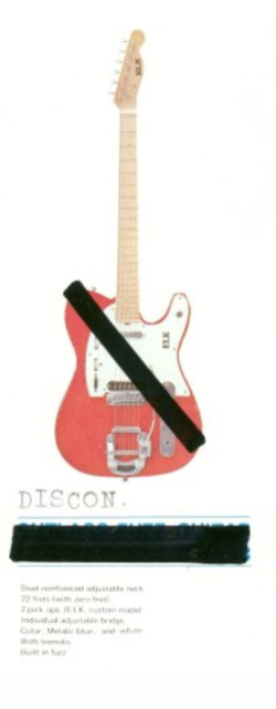 ELK CUSTOM CM-560, very rare MIJ guitar, made in early 1970's